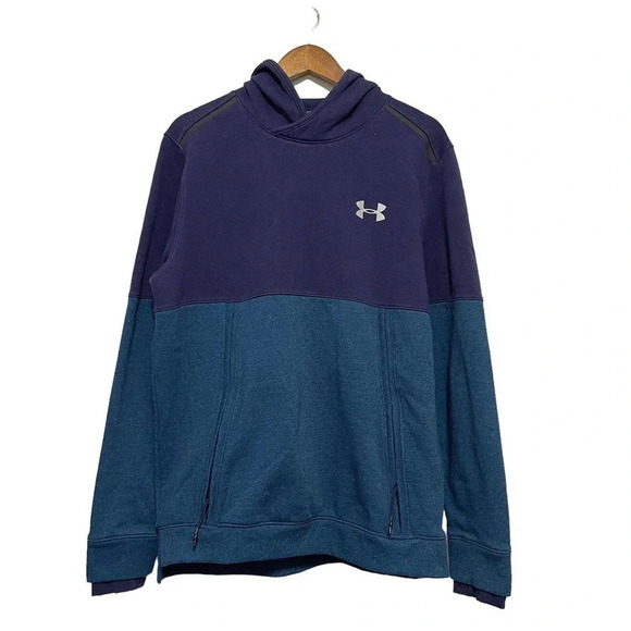Under Armour Threadborne Fleece Hoodie Sweatshirt Sz Large - Picture 1 of 7